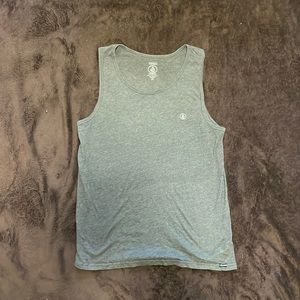 Small Volcom men’s grey tank top